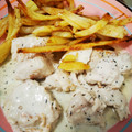 El cooksnap de Fitcat_danny cuando hizo Solomillo de pavo en salsa de queso, en la monsieur cuisine.
