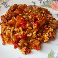 El cooksnap de jram53 👨‍🍳🥘🥖 cuando hizo Paella de arroz con pato☀️.