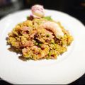 El cooksnap de Zaida TC @alquimiasfood cuando hizo Arroz tres delicias con gambas.