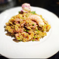 El cooksnap de Zaida TC @alquimiasfood cuando hizo Arroz tres delicias con gambas.