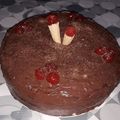 El cooksnap de Juliana Alvarez cuando hizo Torta SELVA NEGRA.