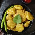 Disha Prashant Chavda's cooksnap of when they made અજમા નાં પાન નાં ભજીયા (Ajma na pan na bhajiya recipe in Gujarati).