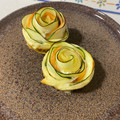 El cooksnap de jose manuel cuando hizo Flores de calabacín, salmón y queso.