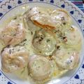 El cooksnap de Iduchi Trinidad cuando hizo Pastas | Capeletines con salsa de roquefort (invento).