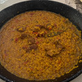 El cooksnap de Fer_Laguna_ cuando hizo Paella de secreto ibérico 🐖.