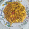 El cooksnap de Samsung S5 cuando hizo Arroz con magra casero.