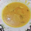 Areeba Masroor's cooksnap of when they made Boiled rice with daal and fries.