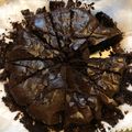 รูป Cooksnap ของ Mei’ meii เมื่อเขาทำ Brownie บราวนี่ หม้ออบลมร้อน แบบถาด7×7 น้ำตาลแค่ 135 กรัม ก็ฟิล์มนะ