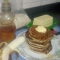 El cooksnap de Martín Massa cuando hizo Hotcake con banana y miel.