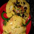 poonam tiwari का कुकस्नैप जब उन्होंने उत्तपम(Uttapam recipe in hindi) बनाया था।