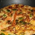 Angela Mertoyono's cooksnap of when they made Scallop Egg Foo Young.