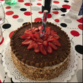 El cooksnap de Naza Carretero cuando hizo Torta de cumpleaños típica argentina.