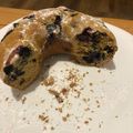 El cooksnap de Leonardo Mendizábal cuando hizo Torta de arándanos y chispas de chocolate con harina de avena.