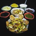 Mamta L. Lalwani's cooksnap of when they made Papdi Chaat.