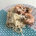Cooksnap dari Sofie Marcela untuk resep Chesse spaghetti aglio olio with prawn