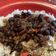 El cooksnap de Denisse López Zárate cuando hizo Feijao con timbal de arroz.