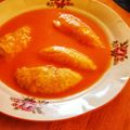 Cooksnap-ul lui Raluca Stamate atunci când a preparat Supă-cremă de roșii cu ardei capia copți.