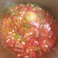 El cooksnap de Miguel A. Quiles cuando hizo Judías blancas con chorizo y verduras.
