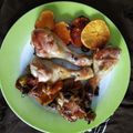 El cooksnap de Azucena cuando hizo Pollo a la naranja.