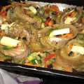 El cooksnap de Mar Cubilla cuando hizo Filet de merluza con vegetales.