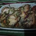 El cooksnap de Chio Hurtado cuando hizo Pollo al horno.