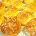 El cooksnap de Sabrina Ocampo cuando hizo Pancitos de leche con dulce de leche y otros con jamón y queso, una bomba!!.