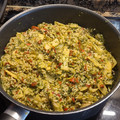 El cooksnap de juantxo cuando hizo Arroz integral salteado con verduras.