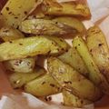 Cooksnap susheeqeen semasa beliau membuat Roasted Potato Wedges.