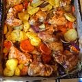 Szaffi88 Cooksnap-ja, amikor elkészítette a(z) Tepsis csirkecomb vele sült zöldségekkel receptet.