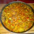 El cooksnap de Rafael Holguin Maestre cuando hizo Arroz con alcachofas, setas y pulpo.