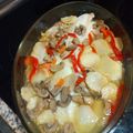 El cooksnap de Jose Calvo cuando hizo Bacalao al horno con patatas(Apto para diabéticos).
