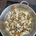 El cooksnap de Begoña Muñiz cuando hizo Cocochas de bacalao en salsa de mejillones.
