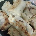 El cooksnap de Noee Altamirano cuando hizo Empanaditas chinas/ Arrolladito primavera.