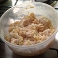 El cooksnap de Natalia cuando hizo Salsa Alfredo con fideos.