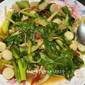 Cooksnap Zieta Ali semasa beliau membuat Sawi tumis belacan.