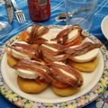 El cooksnap de María Carmen cuando hizo Canapés navideños de ibérico y huevo de codorniz.
