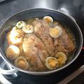 El cooksnap de Luisa Barrabes cuando hizo Cazuela de colas de rape con gambas en salsa verde.