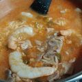 El cooksnap de Sandra cuando hizo Arroz caldoso con atún y langostinos.