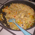 El cooksnap de Ana Hepa cuando hizo Arroz con pollo estilo Rafael.