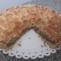 El cooksnap de Gre cuando hizo Tarta de coco y dulce de leche 🥥.