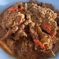 Cooksnap dari Genesia Supit untuk resep Daging Lapis Telur Pedas
