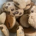 El cooksnap de Vicky Grosso cuando hizo Cookies con harina integral y chips de chocolate.