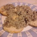 shaun n Becky 's cooksnap of when they made Sausage Gravy.