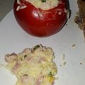 El cooksnap de juli74 cuando hizo Tomates rellenos con huevos.