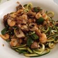 El cooksnap de miaow75 cuando hizo Espaguetis de calabacín a la oriental.