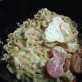 Cooksnap dari dapursukasuka untuk resep Korean Spicy Ramen Carbonana