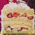 Cooksnap de Nuno Sousa quando cozinhou Bolo branco com recheio de morango 🍓.