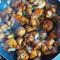 El cooksnap de Laura Carvajal Isaza cuando hizo Pollo Agridulce (estilo chino).