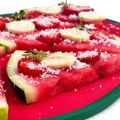 Mónika Gyurászné Cooksnap-ja, amikor elkészítette a(z) Dinnye pizza receptet.