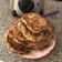 El cooksnap de lucocina cuando hizo Pancakes integrales de banana con arándanos y chispas de chocolate.